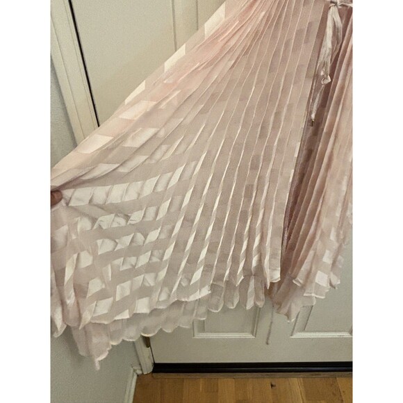 TED BAKER Women’s Sasski Pleated Maxi Dress Size 2 pink formal event gala - Picture 14 of 16